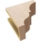 Ekena Millwork 5"W x 10"D x 10"H Classic Asheboro Rough Cedar Woodgrain TimberThane Corbel, Primed Tan CORUR05X10X10ASHRCPR - alternate 4